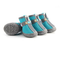 HKM-3513789 Dog Foot Covers - Waterproof & Breathable Pet Shoes with Non-Slip Bottom in Various Colors and Materials