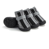 HKM-3513789 Dog Foot Covers - Waterproof & Breathable Pet Shoes with Non-Slip Bottom in Various Colors and Materials