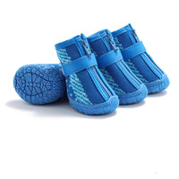 HKM-3513789 Dog Foot Covers - Waterproof & Breathable Pet Shoes with Non-Slip Bottom in Various Colors and Materials