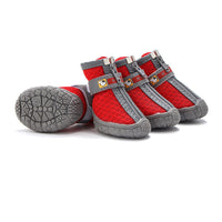HKM-3513789 Dog Foot Covers - Waterproof & Breathable Pet Shoes with Non-Slip Bottom in Various Colors and Materials