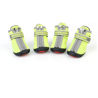 HKM-3513789 Dog Foot Covers - Waterproof & Breathable Pet Shoes with Non-Slip Bottom in Various Colors and Materials