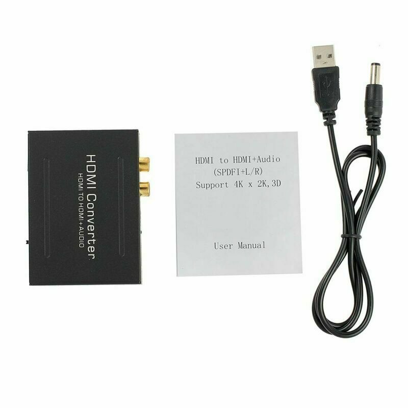 HKM-351379 HDM to HDMI Audio Splitter with 1080P Resolution and Power Management