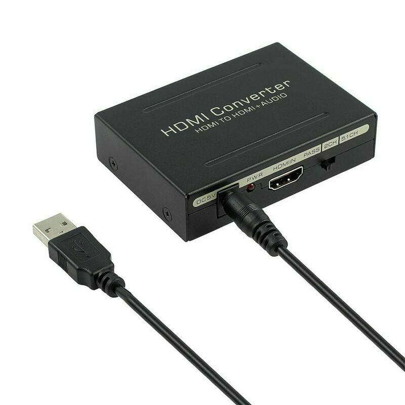 HKM-351379 HDM to HDMI Audio Splitter with 1080P Resolution and Power Management