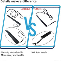 HKM-3514429 Extendable Teaser Wand for Interactive Dog Play - Safe Chew Rope Toy for All Dog Sizes