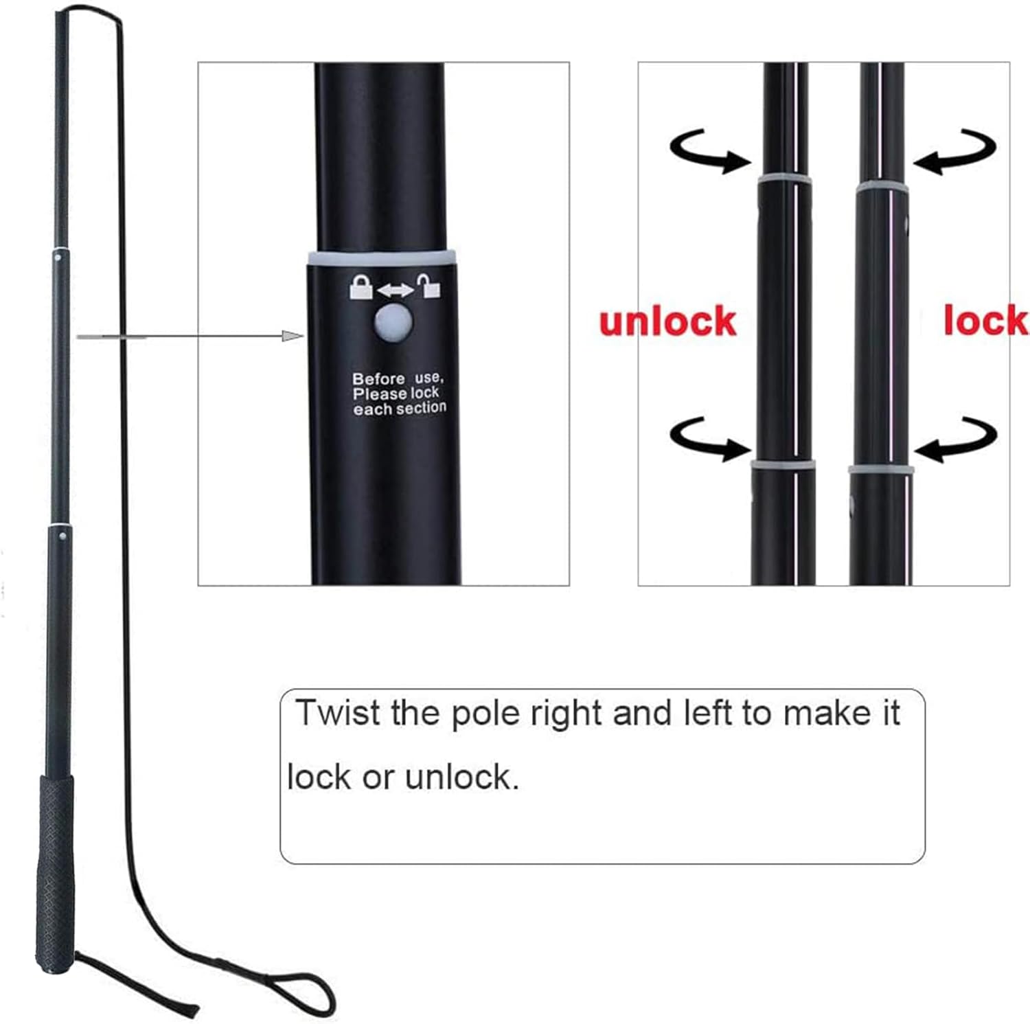 HKM-3514429 Extendable Teaser Wand for Interactive Dog Play - Safe Chew Rope Toy for All Dog Sizes