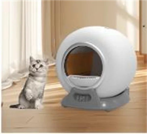 HKM-351635 Extra Large Fully Enclosed Automatic Smart Electric Cat Litter Box with Eco-Friendly Features