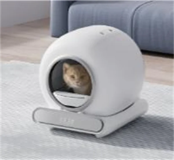 HKM-351635 Extra Large Fully Enclosed Automatic Smart Electric Cat Litter Box with Eco-Friendly Features