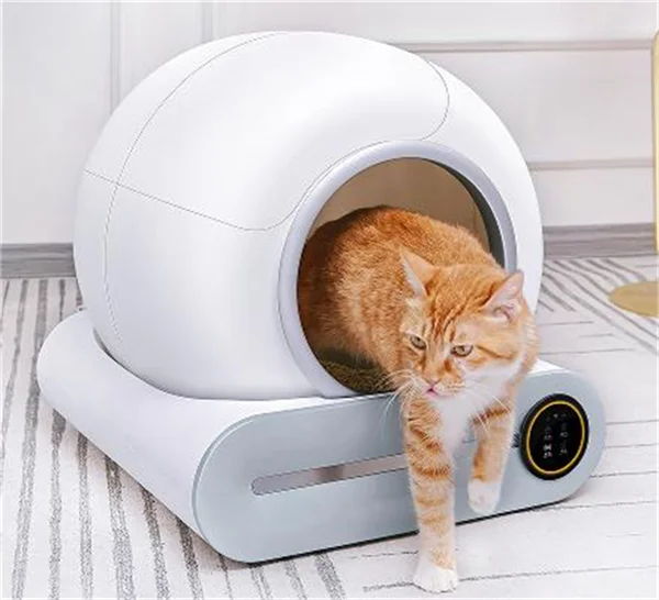 HKM-351635 Extra Large Fully Enclosed Automatic Smart Electric Cat Litter Box with Eco-Friendly Features