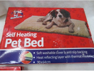 HKM-3516989 Warm Lamb Cashmere Pet Bed for Cats and Dogs - Self-Heating Kennel Mat