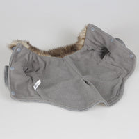 HKM-3517501 British Style Plush Padded Cotton Pet Outfit for All Sizes