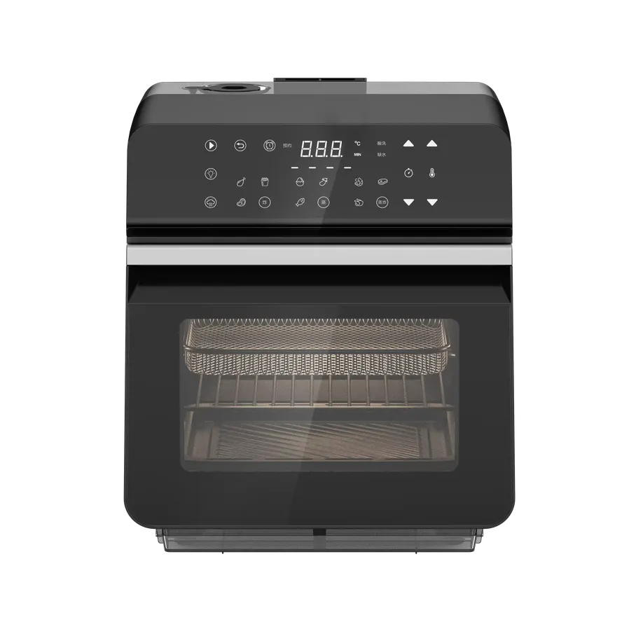 HKM-351763 Large Capacity 9.6L Steam Air Fryer with Visible Cooking Window for Home and Commercial Use
