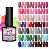 HKM-351827 Rose Gold Series Soak Off Nail Gel Polish - 8ml, 11 Colors, Compatible with UV/LED Lamps