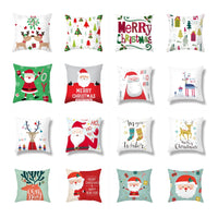 HKM-351891 Cozy Plush Christmas Pillow Cushion Cover 45cm x 45cm