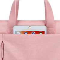HKM-351891 Ultrathin Portable Waterproof Pink Laptop Messenger Bag for 15 Inch Laptops