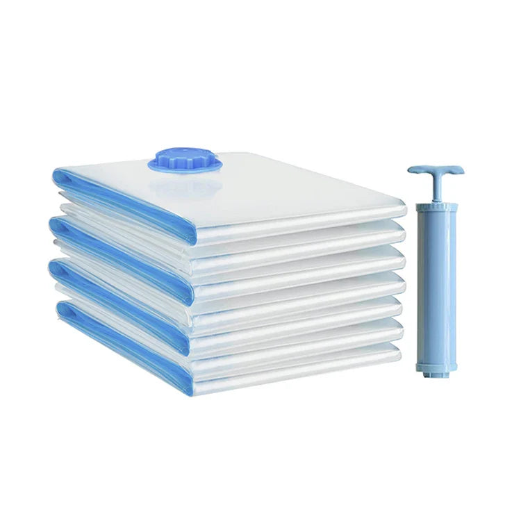 HKM-352083 Eco-Friendly Vacuum Compressed Storage Bags with Pump for Home Organization
