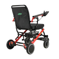 HKM-352211 Lightweight Foldable Electric Wheelchair for Elderly and Disabled - Removable Battery, Metal & Aluminum Construction
