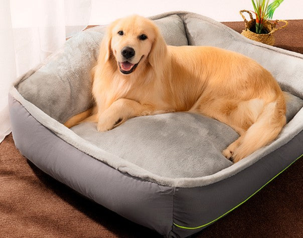 HKM-3522749 Universal Pet Nest - Removable & Washable, All-Season Cozy Bed in Gray (S, M, L, XL)
