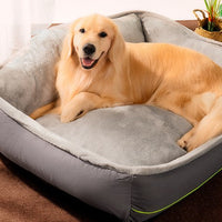 HKM-3522749 Universal Pet Nest - Removable & Washable, All-Season Cozy Bed in Gray (S, M, L, XL)