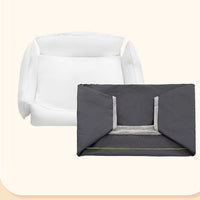 HKM-3522749 Universal Pet Nest - Removable & Washable, All-Season Cozy Bed in Gray (S, M, L, XL)
