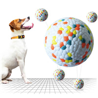 HKM-352531 Durable Interactive Dog Chew Ball for Teeth Cleaning and Play, Safe TPU Material, Bite Resistant