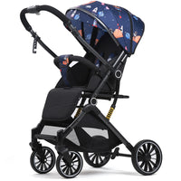 HKM-352531 Luxury Two-Way Push Lightweight Stroller for Newborns - Foldable Travel Baby Trolley Pram