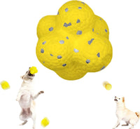 HKM-3525949 Calming Fetch Tennis Ball for Dogs - Soft, Lightweight Toy to Ease Anxiety and Promote Activity