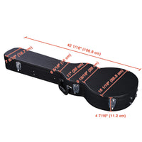 HKM-352595 Hard Plywood Folk Guitar Case Wrapped in Durable PU Leather