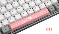 HKM-352659 6.25U PBT Five-Sided Sublimation Mechanical Keycap - Original Height Spacebar Replacement