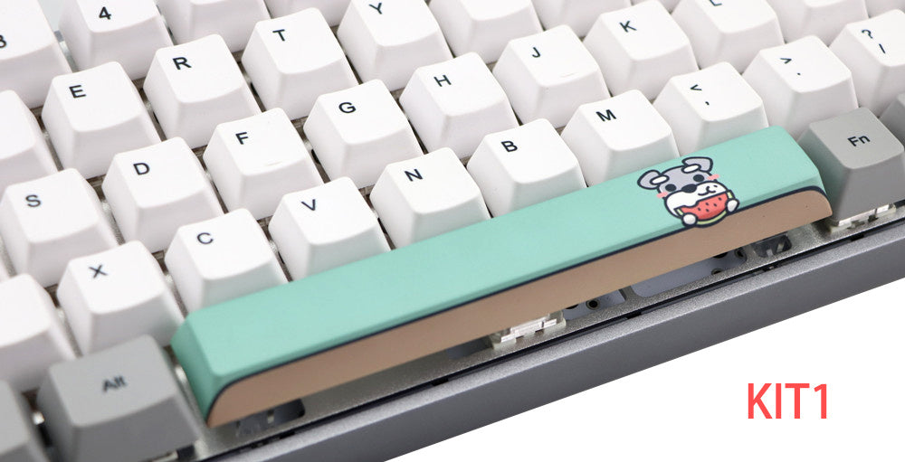 HKM-352659 6.25U PBT Five-Sided Sublimation Mechanical Keycap - Original Height Spacebar Replacement
