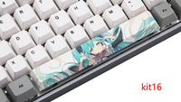 HKM-352659 6.25U PBT Five-Sided Sublimation Mechanical Keycap - Original Height Spacebar Replacement