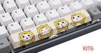 HKM-352659 6.25U PBT Five-Sided Sublimation Mechanical Keycap - Original Height Spacebar Replacement