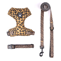 HKM-3527229 Adjustable Dog Breast Strap with Leash and Collar - Multiple Colors Available