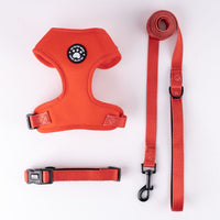 HKM-3527229 Adjustable Dog Breast Strap with Leash and Collar - Multiple Colors Available