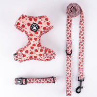 HKM-3527229 Adjustable Dog Breast Strap with Leash and Collar - Multiple Colors Available