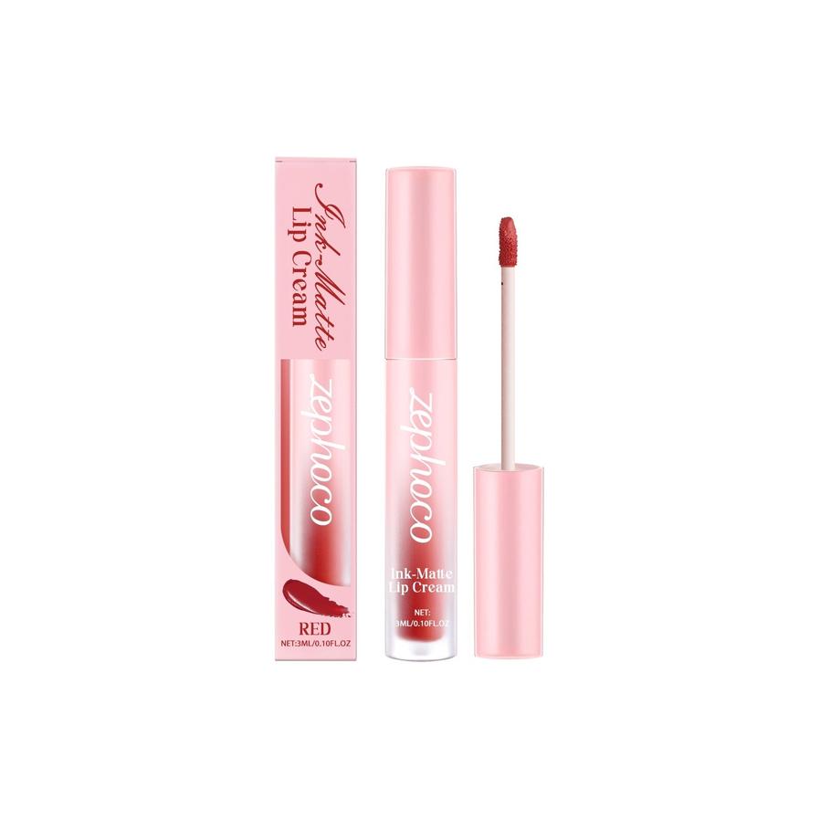 HKM-352723 Matte Finish Lip Cream - Long-Lasting Formula with Nourishing Ingredients, 1.7x11.6cm