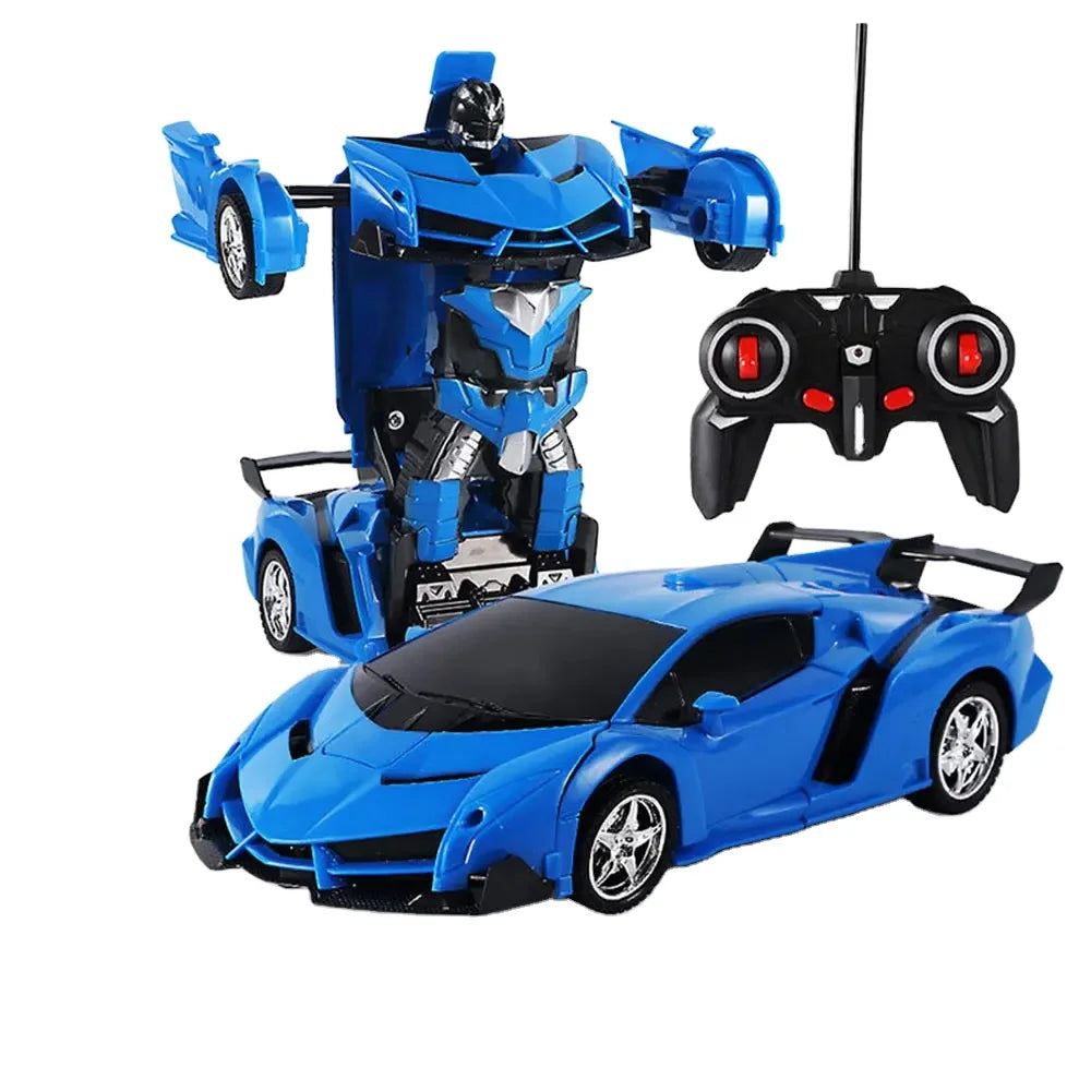 HKM-352787 2-in-1 Remote Control Car and Robot Transformation Model for Kids