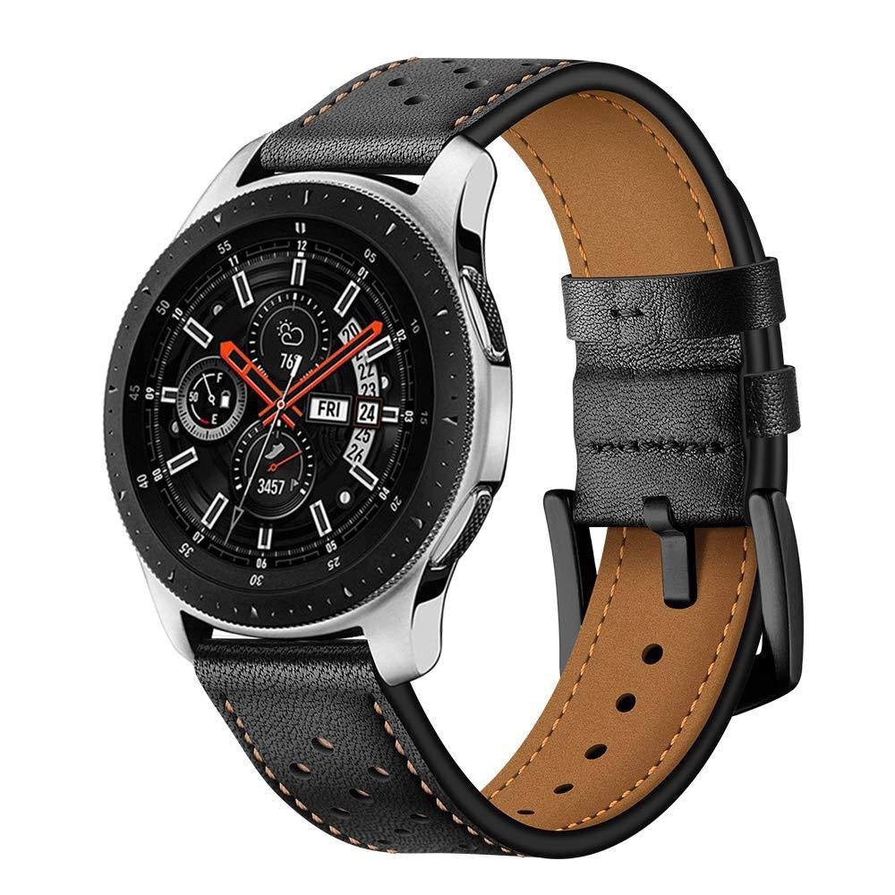 HKM-352851 Leather Watch Strap Compatible with 20mm and 22mm Models - Durable and Stylish Design