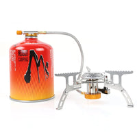 HKM-352851 Portable Mini Camping Gas Stove - 3800W Outdoor Folding Burner for Picnics and Travel