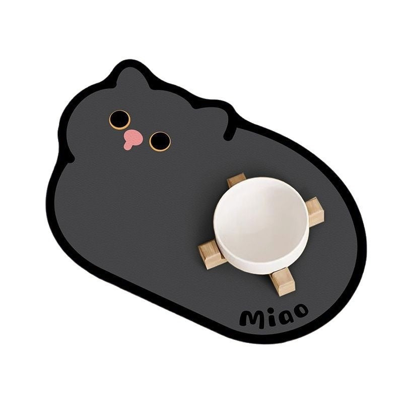 HKM-3530301 Cartoon Pet Leather Placemat ¨C Wear-Resistant Disposable PVC Pad in Various Colors