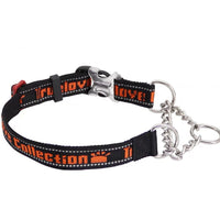 HKM-3530429 Reflective Explosion-Proof Chain Collar for Large, Medium, and Small Dogs - Durable 304 Stainless Steel