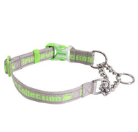 HKM-3530429 Reflective Explosion-Proof Chain Collar for Large, Medium, and Small Dogs - Durable 304 Stainless Steel