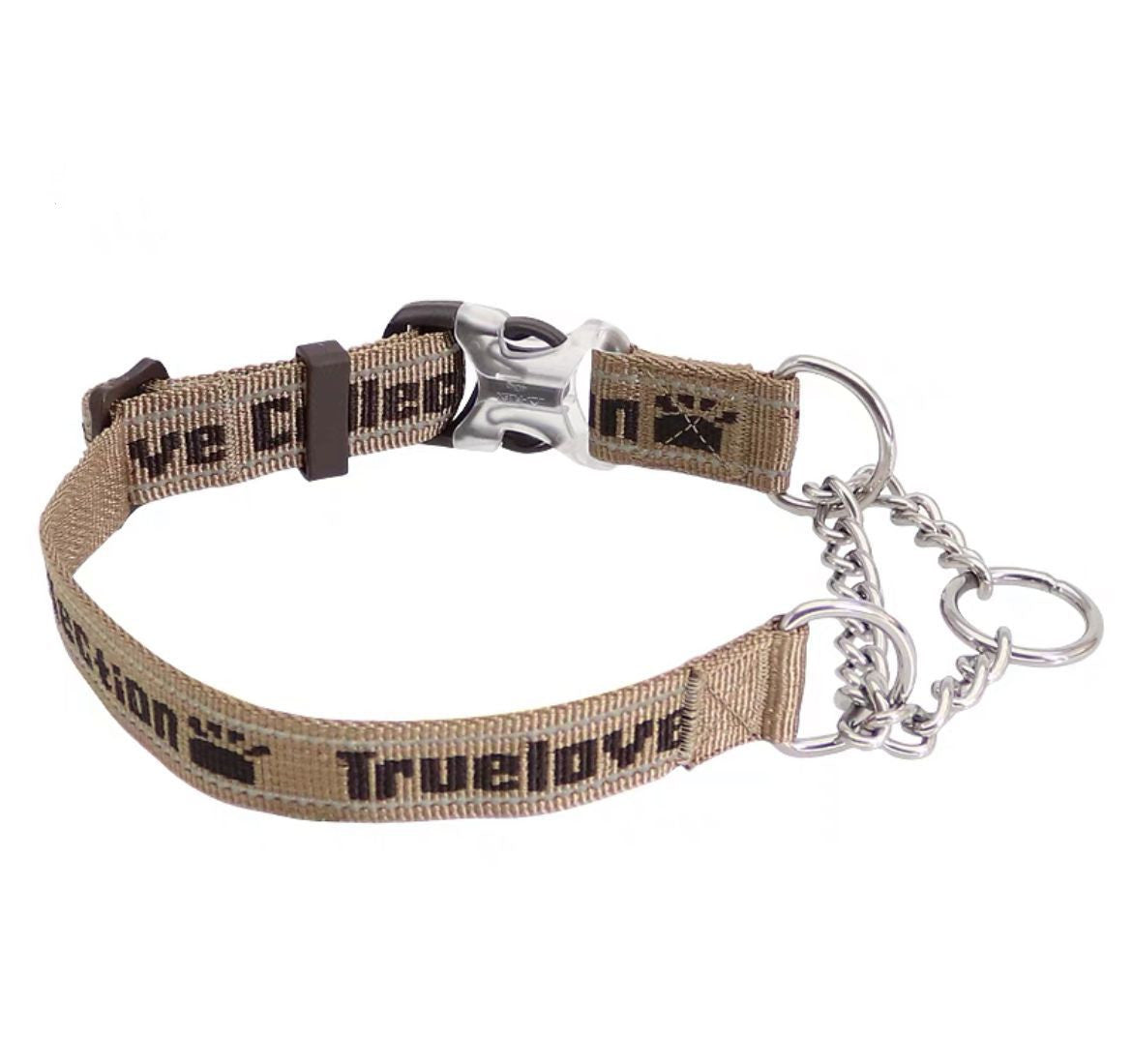 HKM-3530429 Reflective Explosion-Proof Chain Collar for Large, Medium, and Small Dogs - Durable 304 Stainless Steel