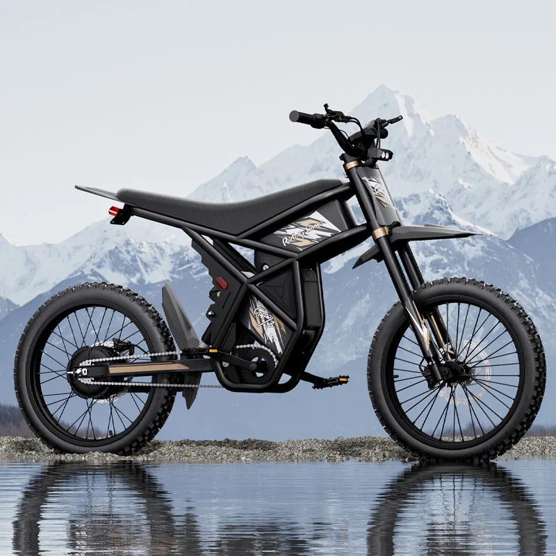 HKM-353043 High-Performance 60V 3000W Electric Fat Tire E-Bike with Off-Road Capabilities, Hydraulic Disc Brakes and Dual Batteries