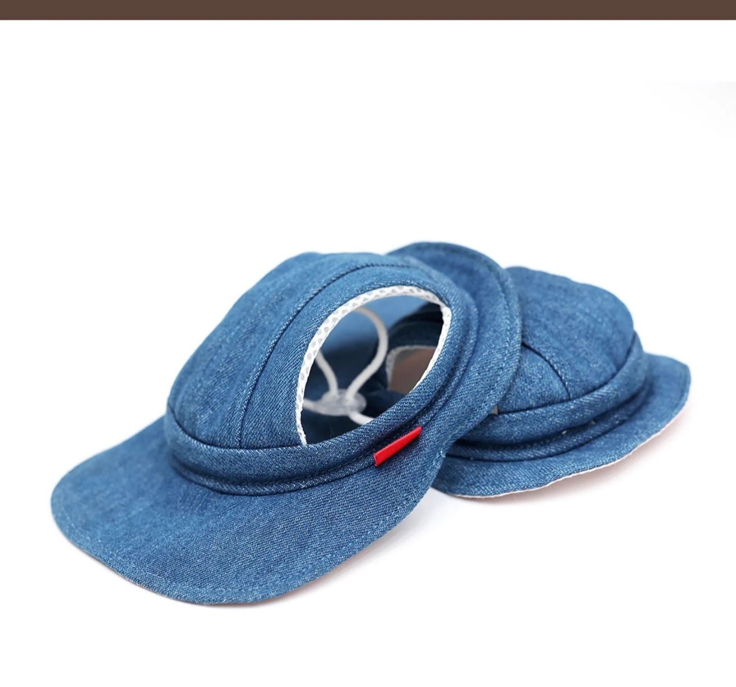 HKM-3534013 Pet Sun Protection Denim Cowboy Hat for Dogs - Sizes S, M, L, XL