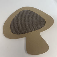 HKM-3534397 Mushroom-Shaped Cat Scratching Post with Natural Sisal Base