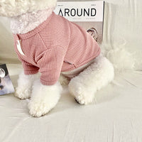 HKM-3534781 Casual Polyester Bottoming Shirt for Dogs and Cats - Khaki, Green, Pink, Sizes XS-XL
