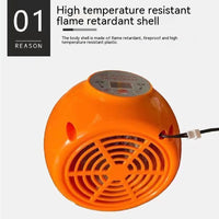 HKM-3535677 150W Intelligent Temperature Control Farm Warmer Bulb for Turtles and Lizards, 25C to 32C Regulation