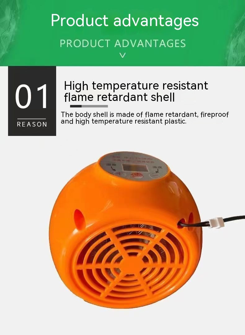 HKM-3535677 150W Intelligent Temperature Control Farm Warmer Bulb for Turtles and Lizards, 25C to 32C Regulation