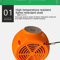 HKM-3535677 150W Intelligent Temperature Control Farm Warmer Bulb for Turtles and Lizards, 25C to 32C Regulation