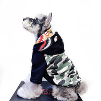 HKM-3536573 Camouflage Black Double Hat Stitching Pet Sweater for All Breeds